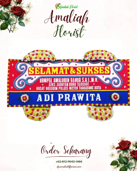 Papan Bunga Ucapan Selamat Krampon